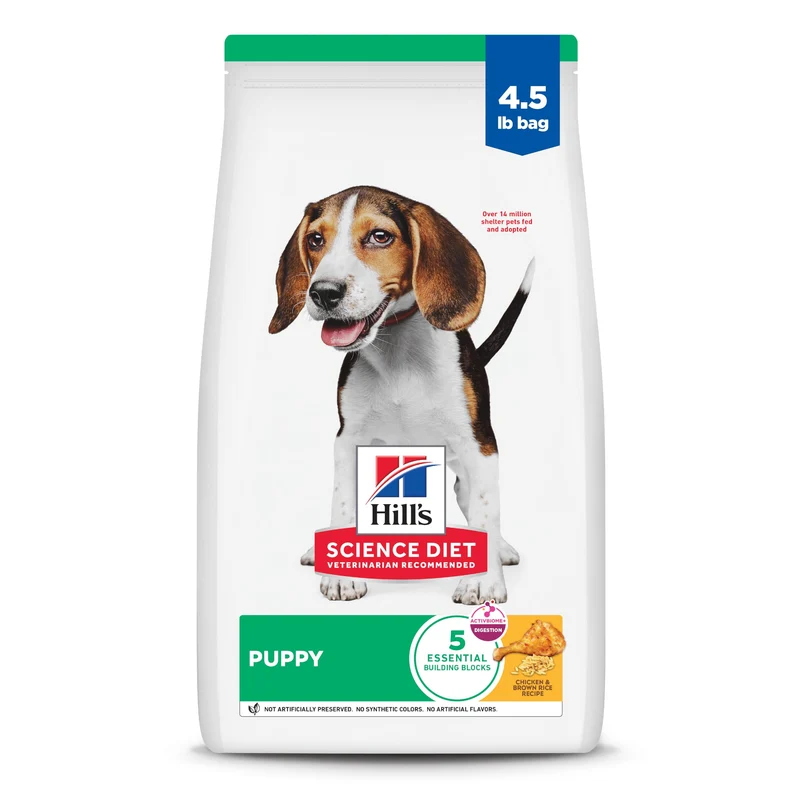 Hill's Science Diet Chiot - Croquettes Poulet & Riz Brun, Sac 4,5 lb