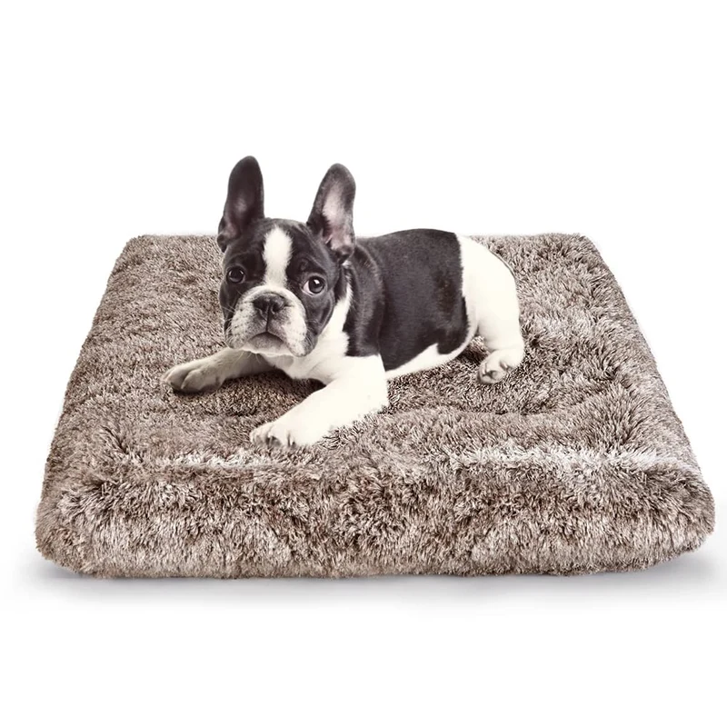 ULIGOTA Lit de Caisse Doux – Tapis Peluche Anti-Glisse et Lavable (24 pouces)