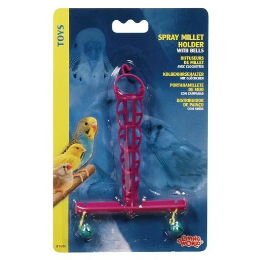 Living World Spray Millet Holder with Bells