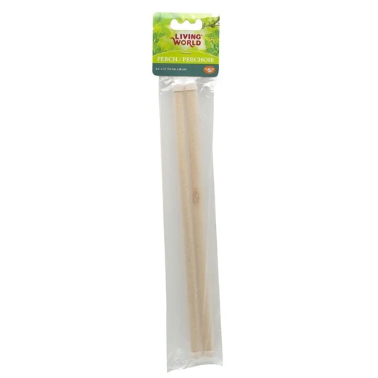 Living World Wooden Perches 30 cm (12 in) 2-pack