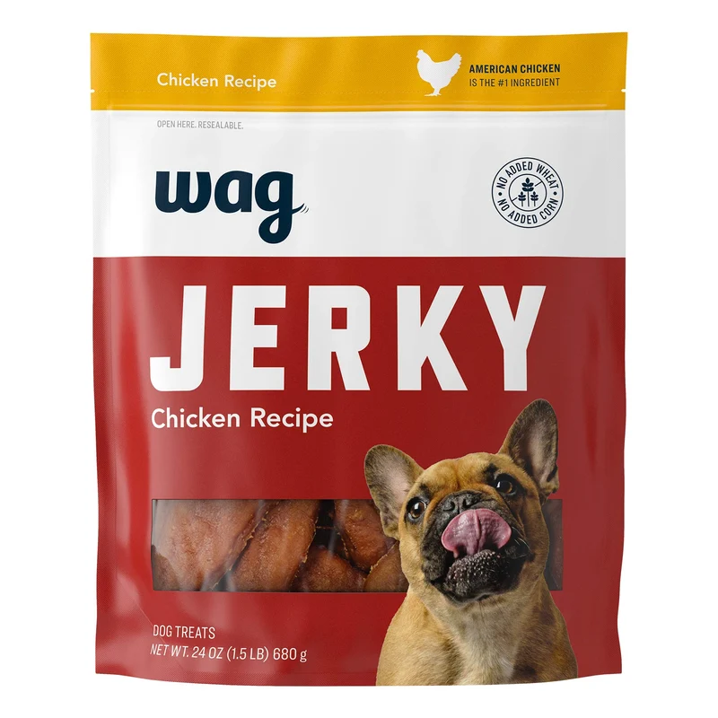 WAG – Friables et tendres friandises au poulet américain pour chien (680 g)