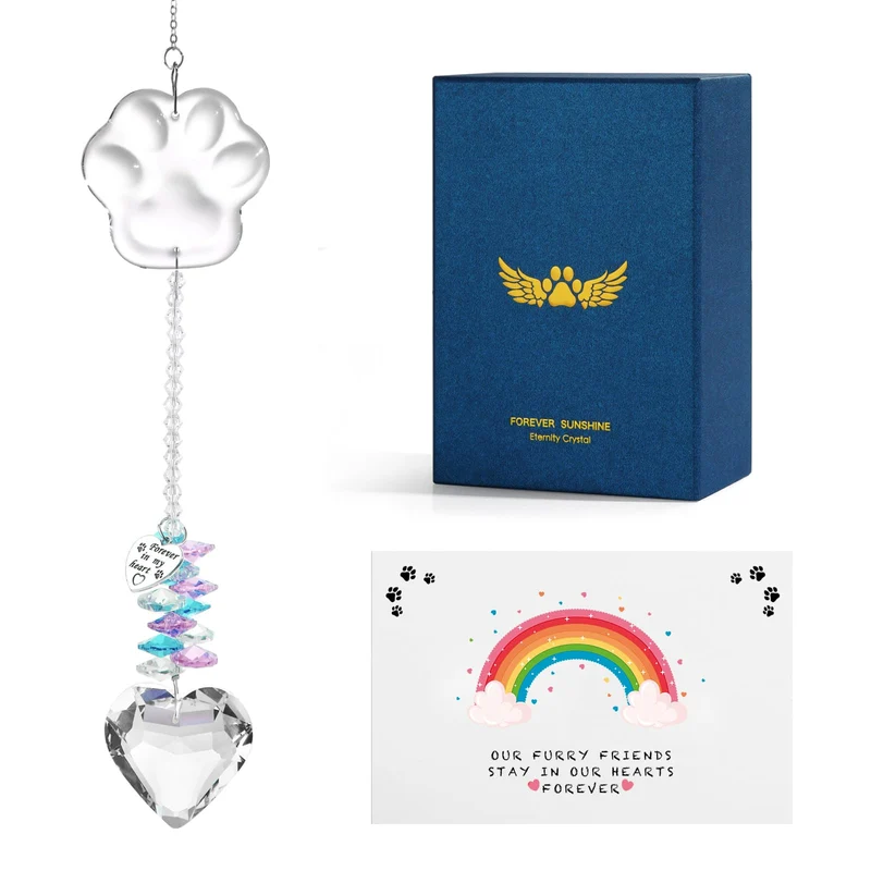 Attrape-soleil mémorial Paws Memory – Cadeaux de deuil pour chiens et chats
