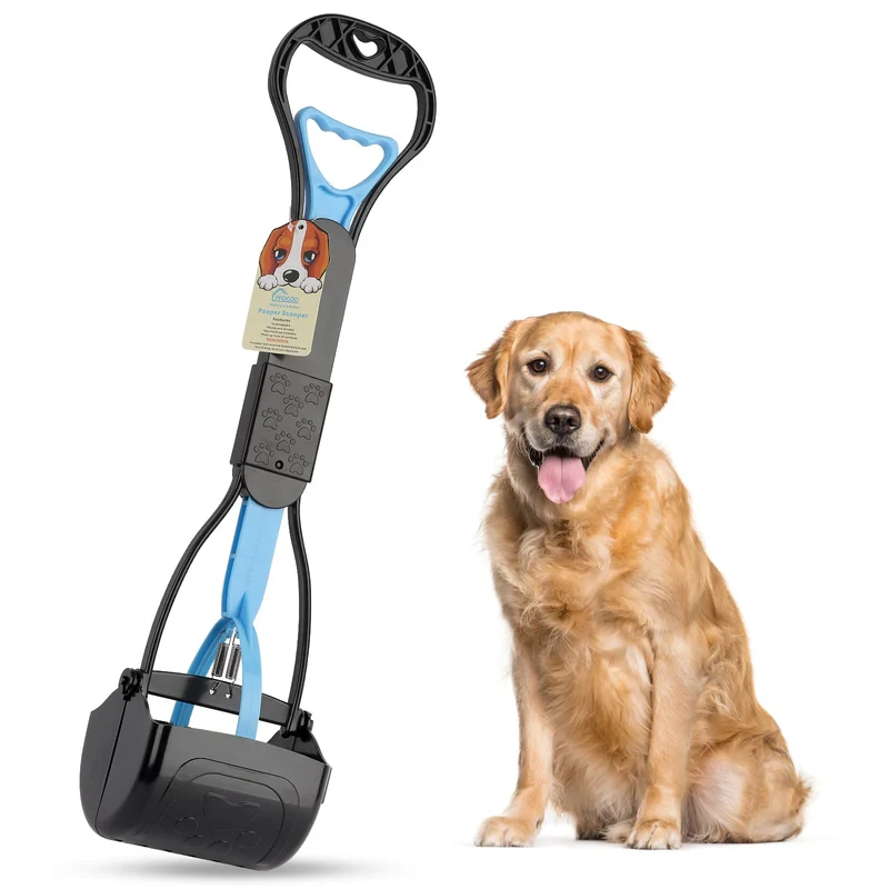 PPOGOO Ramasse-Crottes Incassable — Longueur de Manche 24,3'' pour Chiens, Durable et Facile à Utiliser
