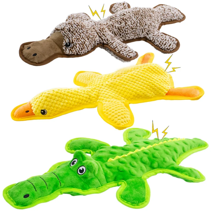 MAOOOOB — Ensemble de 3 Jouets pour Chiens Sans Rembourrage, Durable et Interactifs