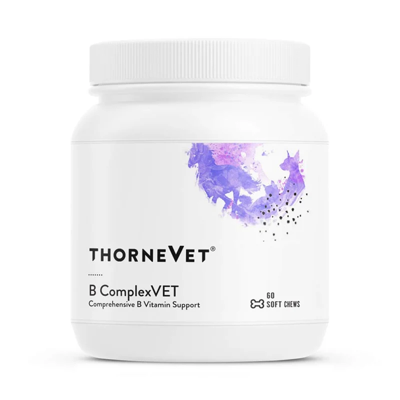 ThorneVET B ComplexVET – Complexe de Vitamines B pour Chiens et Chats, 60 Friandises Molles