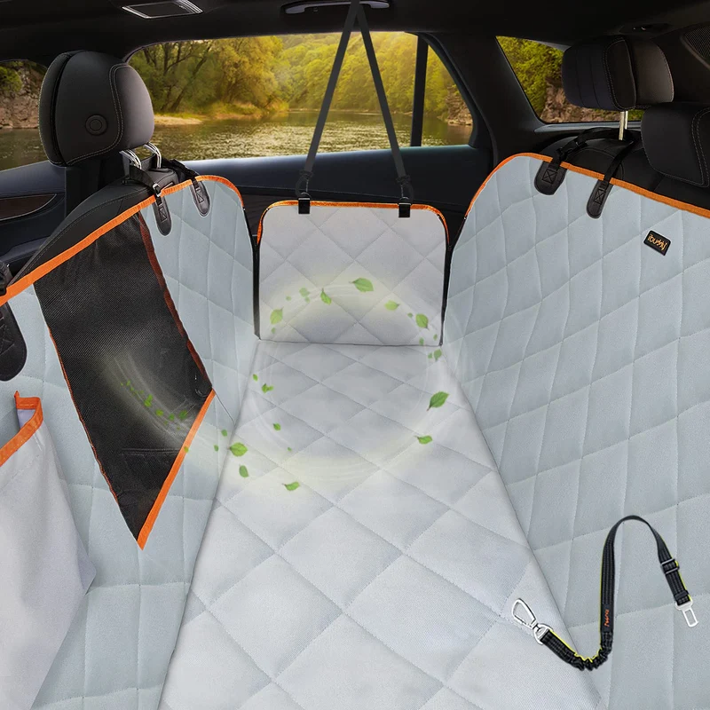 iBuddy Couverture de siège pour chien – Tesla Model 3/Y, étanche, hamac et antidérapante
