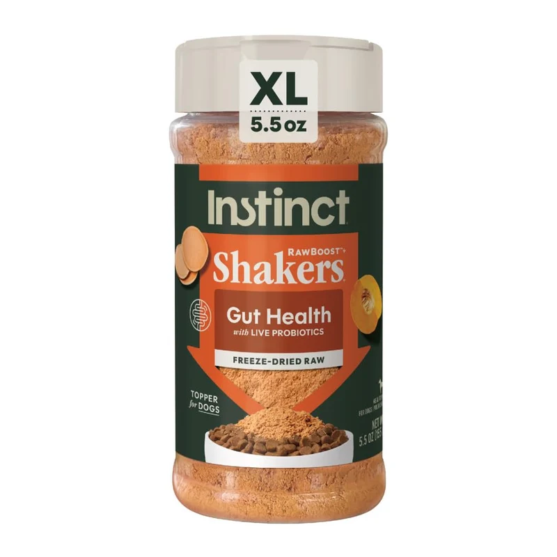 Instinct Poudre Topper RawBoost – Complément Cru pour Chien au Poulet, Digestion et Vitalité, 5,5 oz