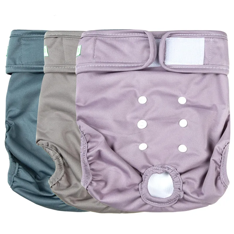 wegreeco Couches-Chien Réutilisables Premium – Pack 3 pour Petits Chiens et Femelles en chaleur