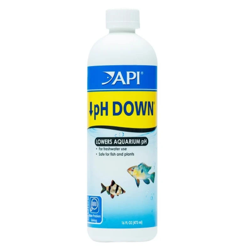 API pH Down pour aquarium d'eau douce — Réducteur de pH, 16 oz (Modèle 17163020301)