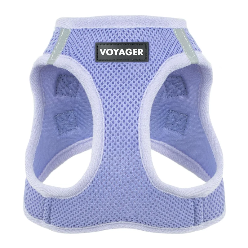 Best Pet Supplies Voyager Harnais à Enfiler Air Lavande – Mesh Respirant, Sans Tir, Réfléchi
