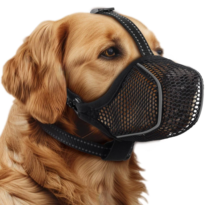 Muselière pour chien BONTHEE – Maille douce, légère et ajustable