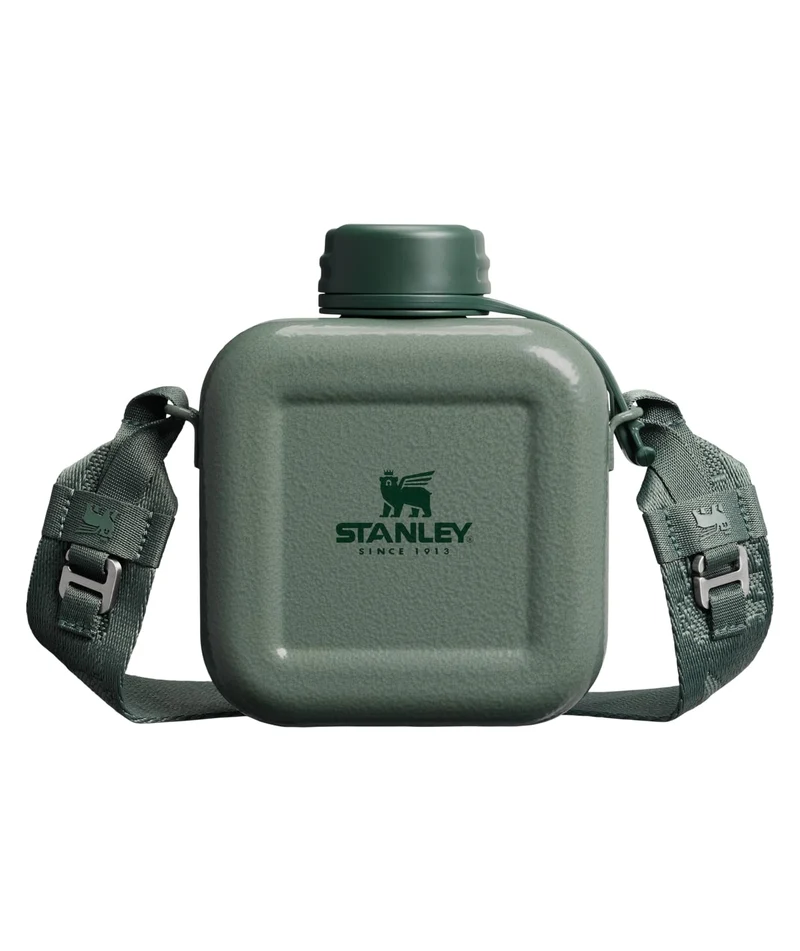 STANLEY Next x Nature Canteen 25 oz – Gourde légère en acier recyclé, sangle réglable