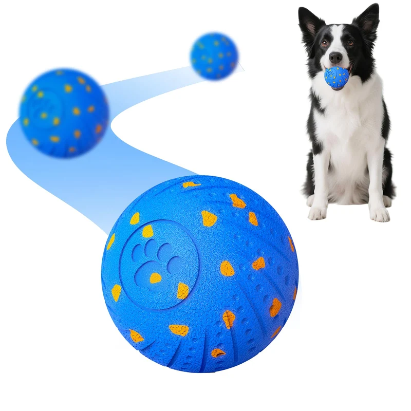 NETRCO Balle Interactive 2-en-1 pour Chiens – Jouet Intelligent et Balle de Fetch, Recharge USB-C