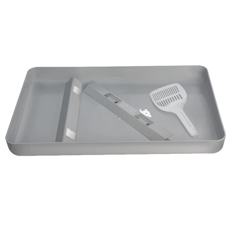 Generic Bac de Litière pour Chat – Compatible Petsafe Scoop-Free, Résistant aux Odeurs et Démontage Facile