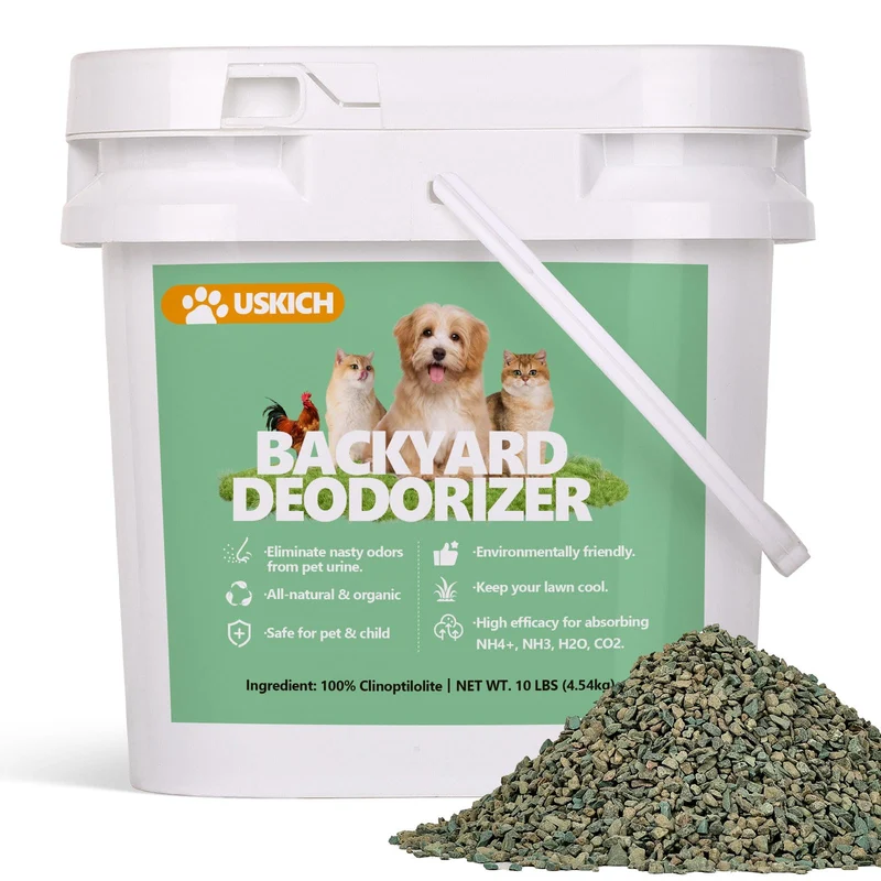 USKICH Backyard Deodorizer – Élimine les odeurs extérieures sur pelouse, patios et aires de jeux (10 lb)