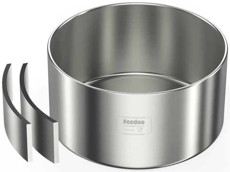 Feedoo Bol Chien Double Paroi en Acier Inox 304 – Isolé, Durable et Sans BPA avec Base Anti-Glisse