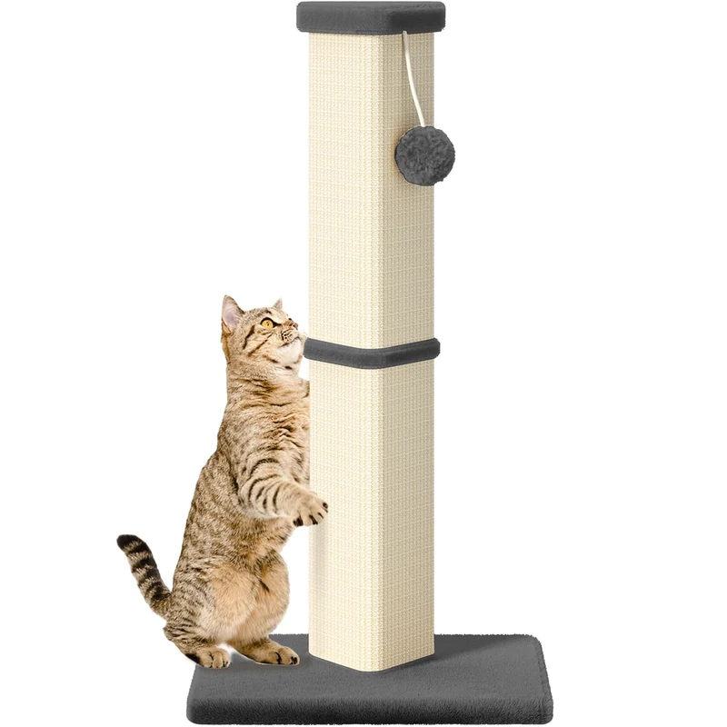 MeowHomm – Griffoir Chat 32 pouces, poteaux 5 pouces et boule pour chats moyens et grands