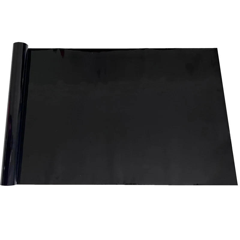 XCNO Fond d'Aquarium Noir – Film PVC Auto-adhésif 75 x 24 po