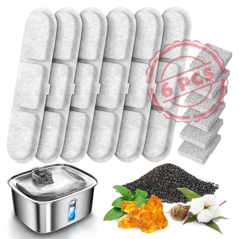 Fontaine d'eau MAILOFY pour chien grand modèle 9L – inox, filtration 4 couches, fenêtre visible