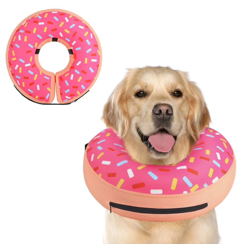 Supet Collier gonflable pour chien après chirurgie — Confort et ajustement facile