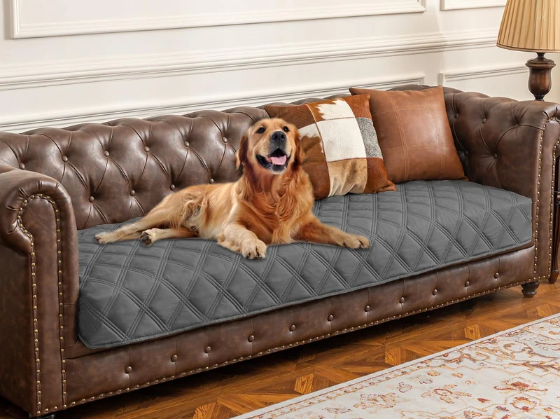 Ameritex Housse Imperméable pour Meubles — Couverture Douce Antidérapante pour Chien et Canapé