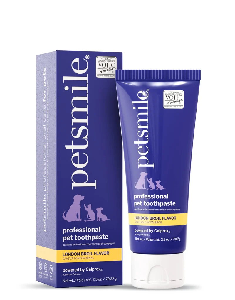 Petsmile Pâte Dentaire Professionnelle pour Chiens et Chats – VOHC Acceptée, Calprox, 2,5 oz