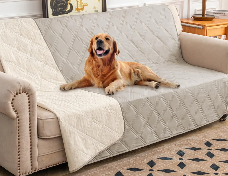 Ameritex Housse Imperméable pour Chien – Antidérapante, Protège Canapés et Meubles