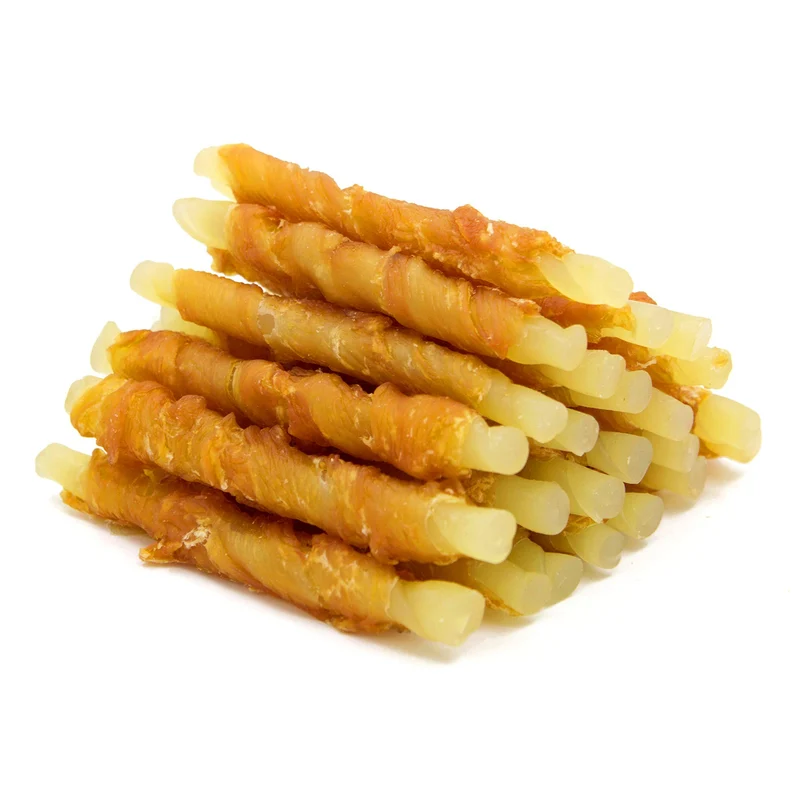 Jungle Calling - Friandises sans cuir: Bâtons de morue enrobés de poulet, friandises moelleuses pour chiens petits et moyens - 10,6 oz