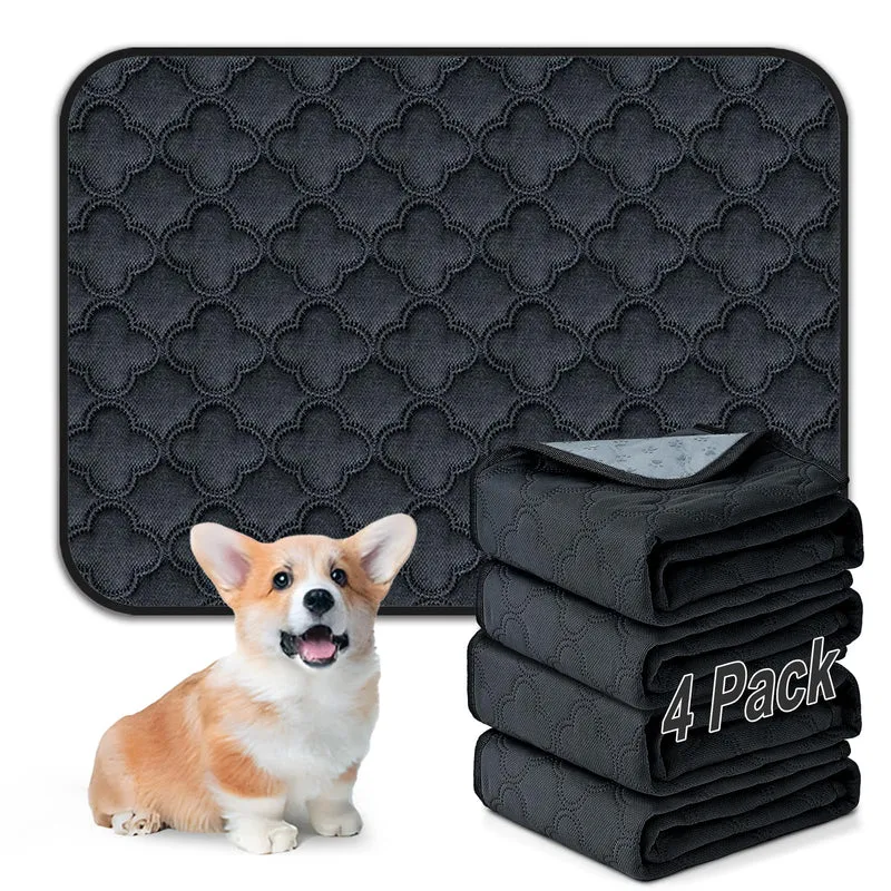 FunFurry Tapis-Pipi Réutilisables pour Chiens – Pack 4, Absorbants et Imperméables