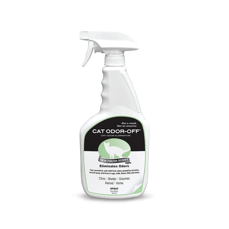 Odorcide Thornell Cat Odor-off — Éliminateur d’odeurs pour chats, spray 22 oz, parfum frais