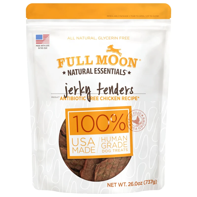Full Moon – Tendres de poulet pour chien, friandises naturelles, qualité humaine, fabriquées aux États-Unis (26 oz)