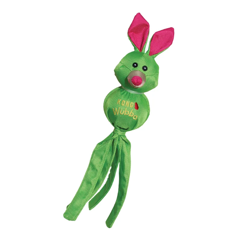 KONG Wubba Friends Ballistic – Jouet chien durable et interactif, grand format, couleurs variées