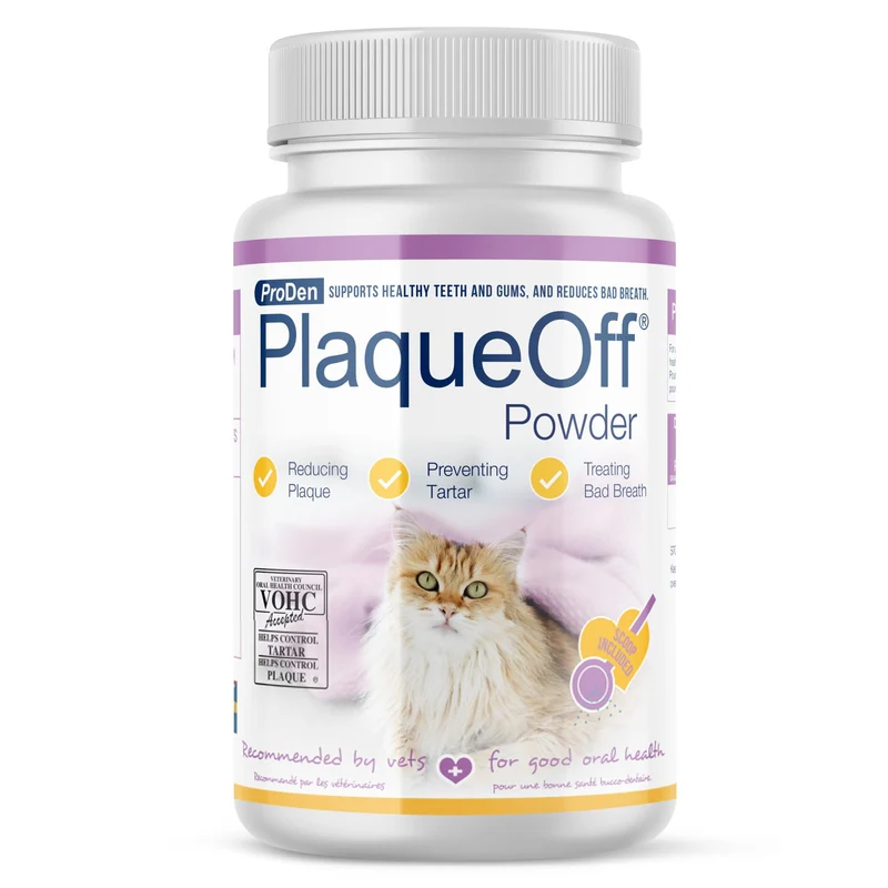 ProDen PlaqueOff Poudre pour Chats – Réduction Plaque/Tartre et Haleine Fraîche 40g