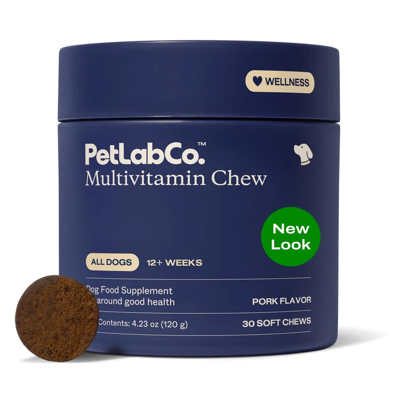 PetLab Co. 22 en 1 – Multivitamines pour Chien | Immunité, Peau & Poil, Articulations, Saveur Porc