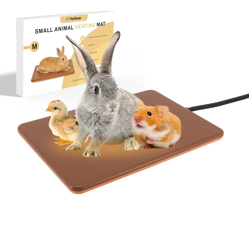 PetTemp Tapis Chauffant Petit Animal – 30x21 cm, Étanche, Économe en Énergie