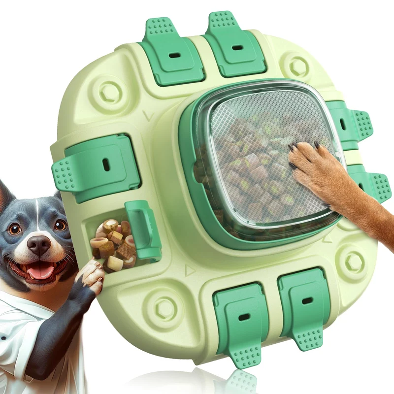 KADTC – Jouet puzzle pour chien à 2 niveaux | Distributeur de friandises, ralentisseur de repas