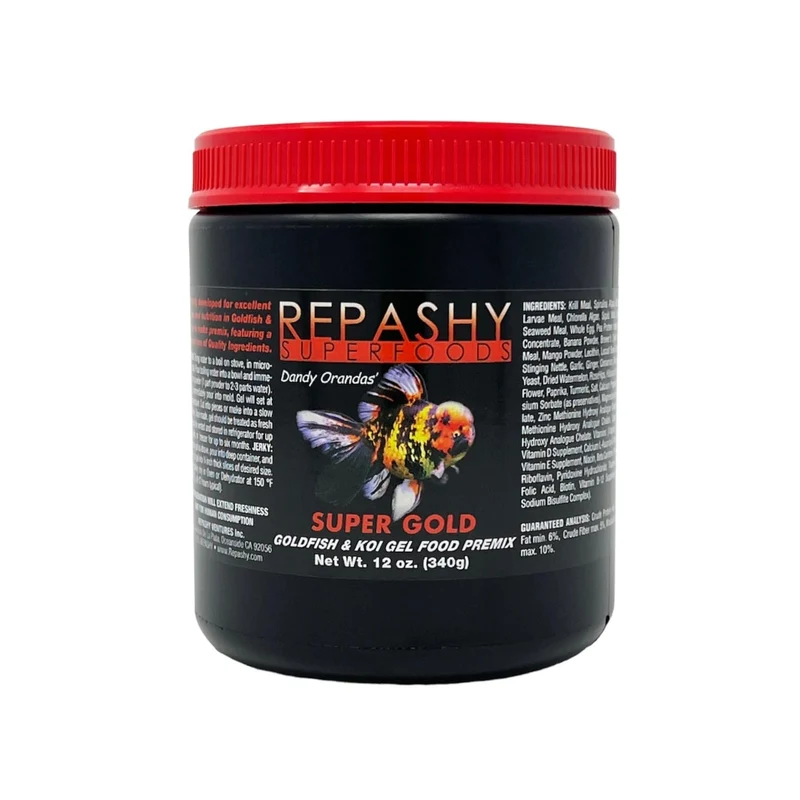Repashy Super Gold – Gel alimentaire pour Goldfish et Koi, 12 oz