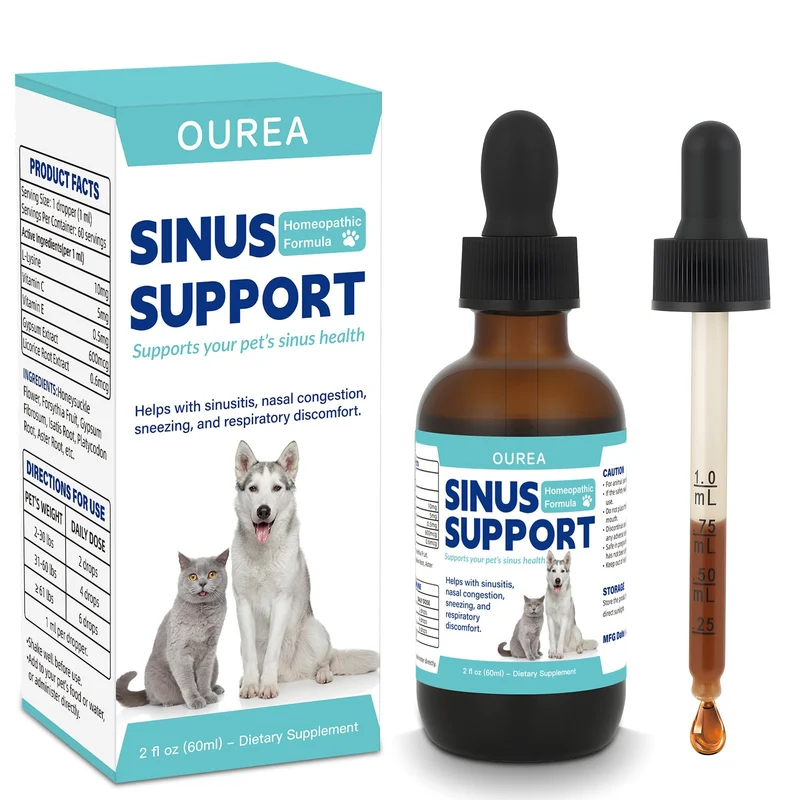 Ourea Gouttes Congestion Nasale – Chats et Chiens | Soutien Respiratoire Animal