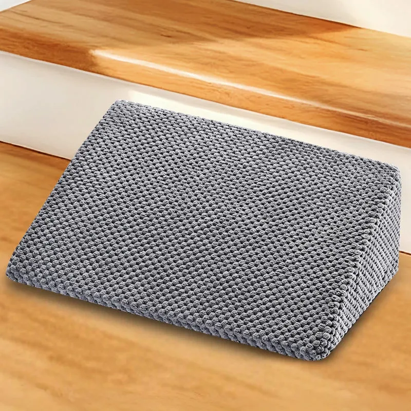 inanil Rampe pour Chiens et Chats – Rampe d'Escaliers à Inclinaison Douce, Anti-Glisse, Housse Lavable (Gris, 1 Pack)