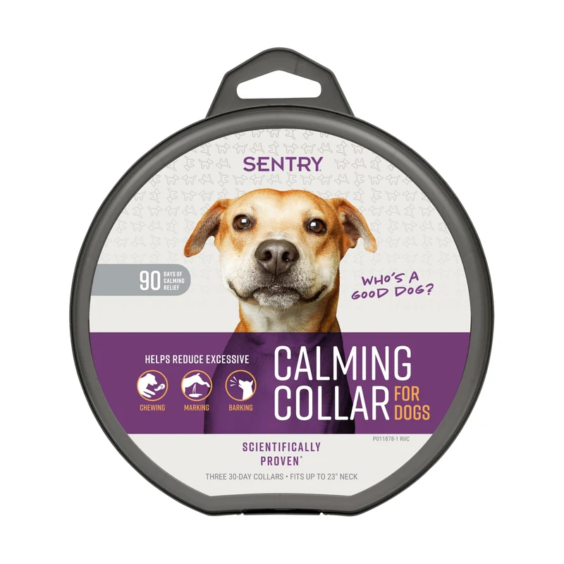 Collier apaisant Sentry pour chiens – phéromones calmantes 30 jours