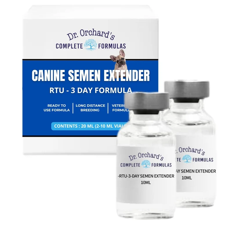 Dr. Orchard's RTU Extenseur de Sperme Canin – 3 Jours, 20 ml | Pas de Mélange