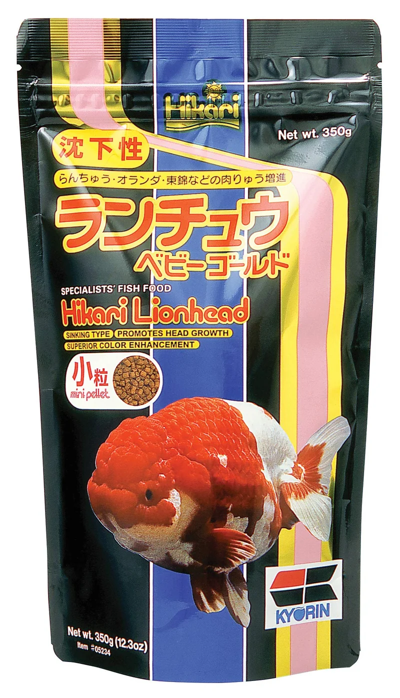 Hikari Granulés Coulants Lion Head Mini - 12,3 oz | Nourriture Premium pour Poissons d'Aquarium