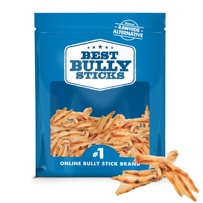 Best Bully Sticks Pieds de Canard – 30 Unités | Snack Naturel, Ingrédient Unique et Digeste