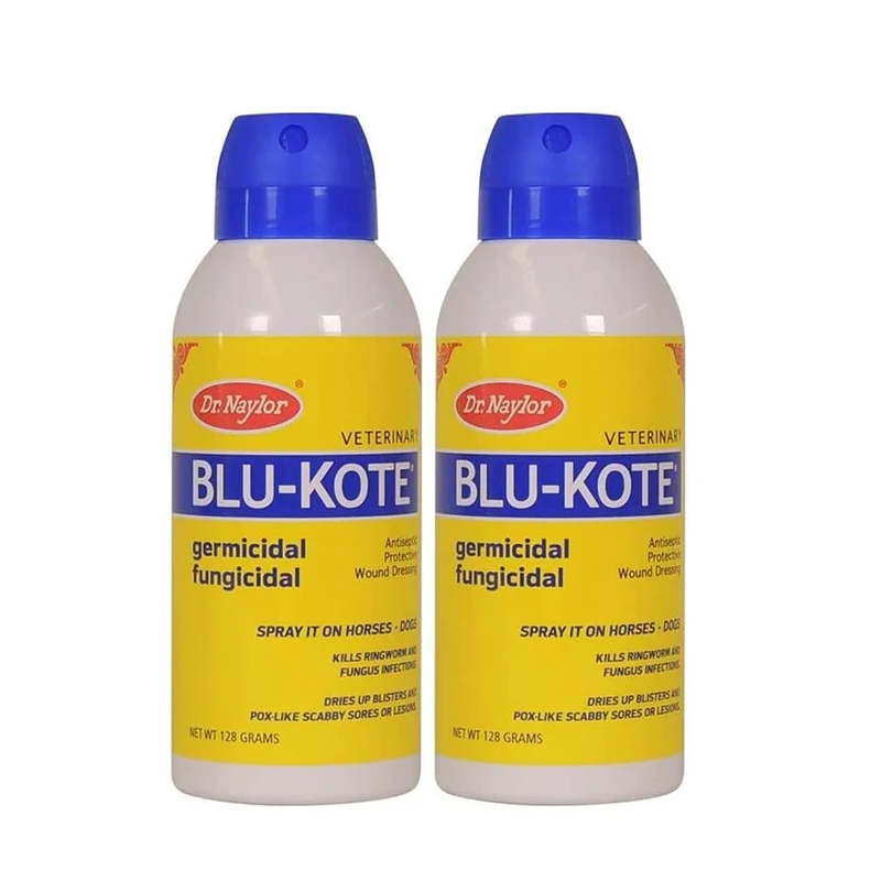 Dr. Naylor Blu-Kote Aérosol (128 g) — Pansement antiseptique à séchage rapide, Pack de 2