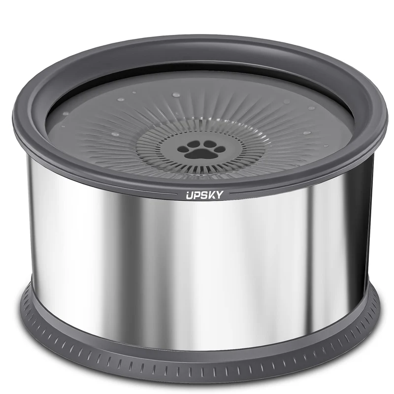 UPSKY Bol pour chien grande capacité 6,5 L – Sans débordement, Durable et Antidérapant