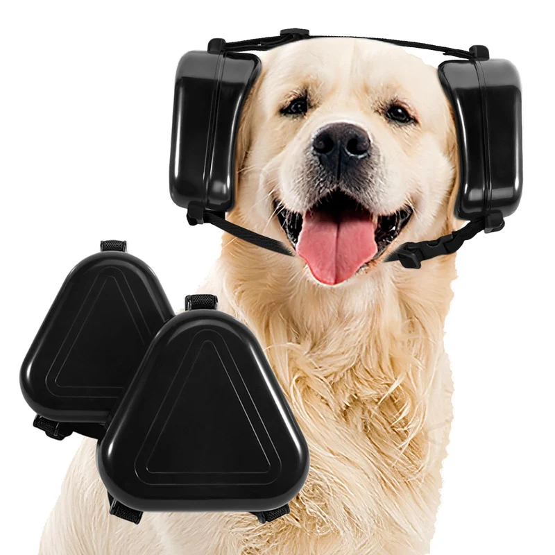 uaidie Casque anti-bruit pour chien – Protection auditive et confort – Noir