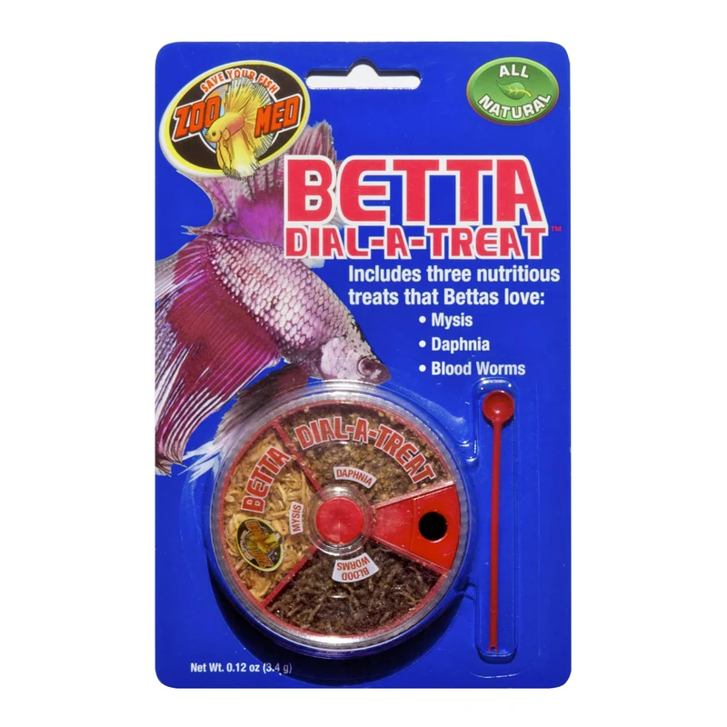 Zoo Med Betta Dial-A-Treat 0,12 oz – Friandises variées pour Bettas