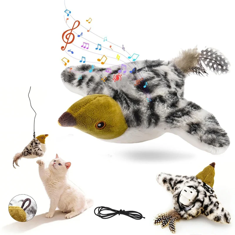 Yalemie Oiseau Volant Interactif pour Chat – USB Rechargeable 2026