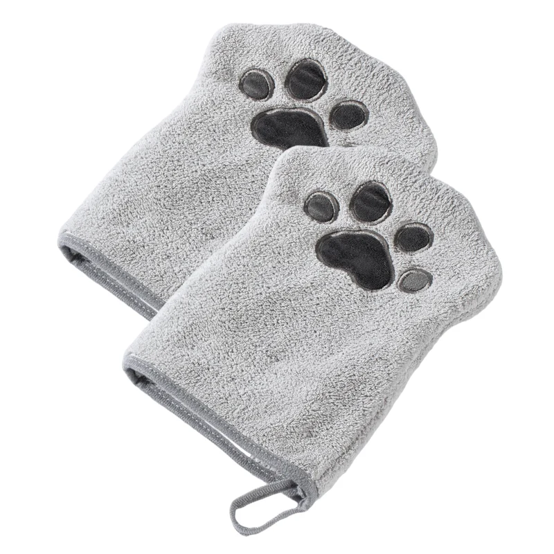 Muddi Mitt : Gant Microfibre Réutilisable pour Chiens et Chats — Doux et Lavable en Machine