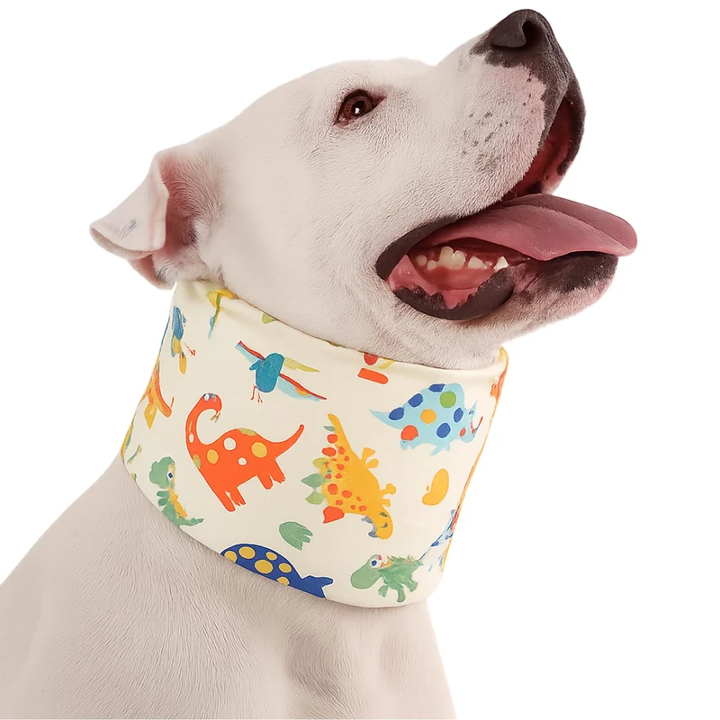 LovinPet - Collier de récupération pour chien | Confort post-opératoire et prévention du léchage – Jaune Jurassic